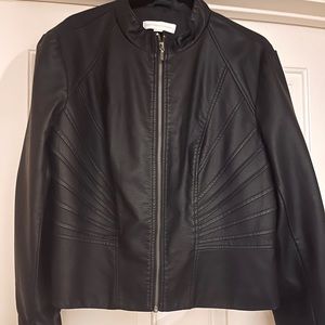 NY & Co Faux-Leather Jacket